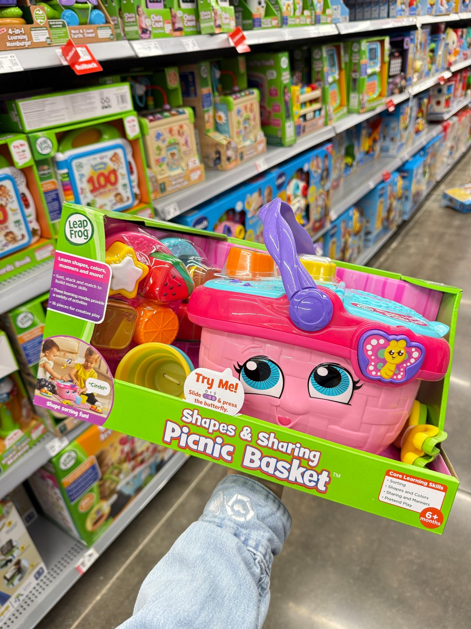 LeapFrog Shapes & Sharing Picnic Basket with Accessories, Baby and Toddler Toys

#LTKKids #LTKHoliday #LTKGiftGuide