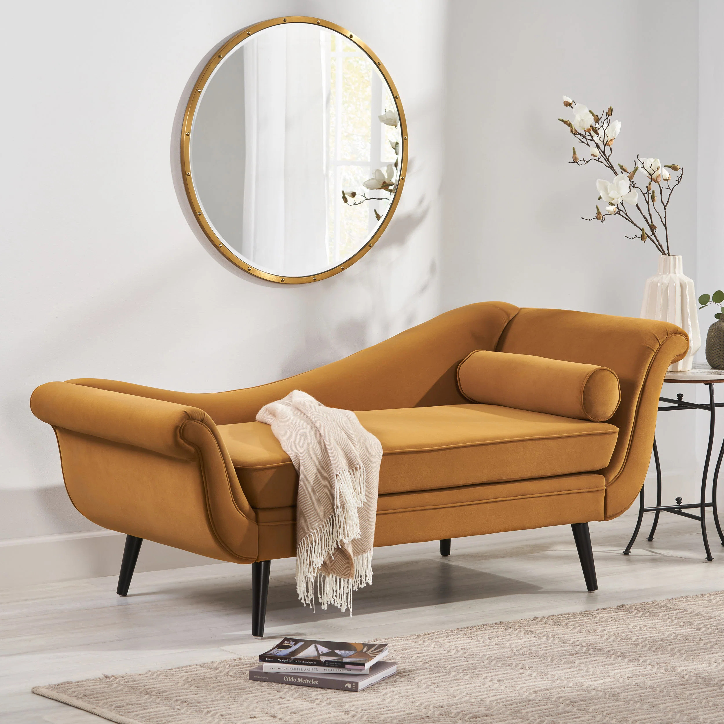 Christopher Knight Home Roiled Arms Chaise Lounge & Reviews | Wayfair | Wayfair North America