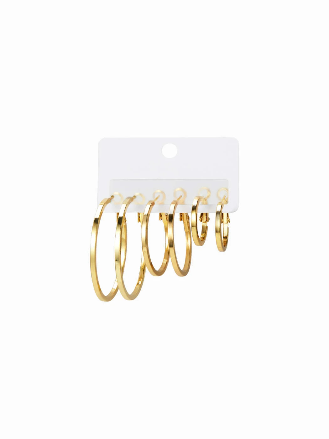 3 PAIRS CLASSIC HOOP EARRINGS SET | Cider