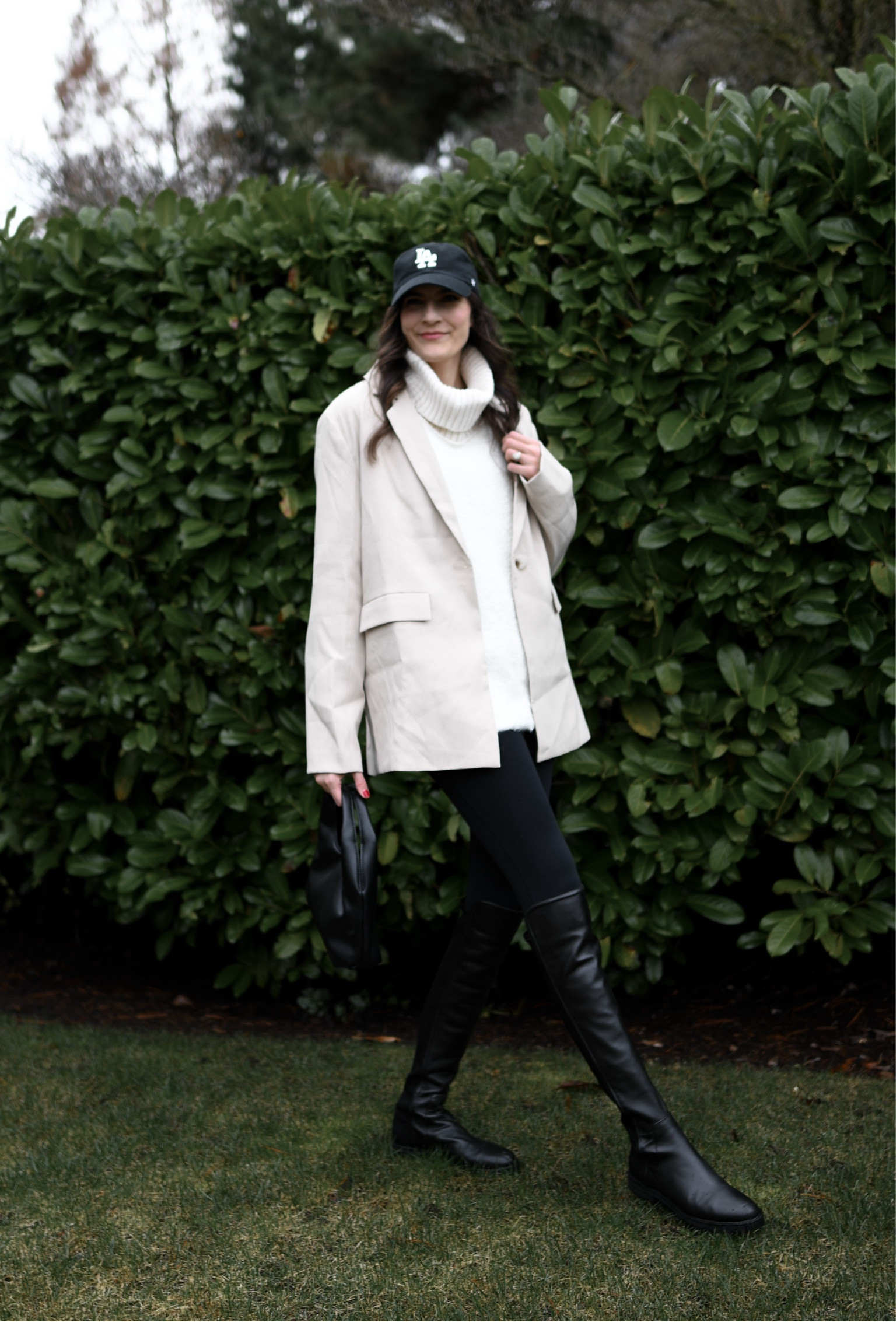 Winter outfit:
Oversized turtleneck sweater: linked similar options
Oversized blazer: I sized up 2 sizes for layering with sweaters
Leggings: True to size
Boots: True to size 




#LTKfindsunder100 #LTKstyletip #LTKfindsunder50