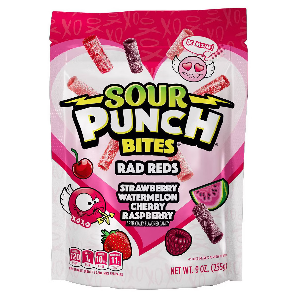 Sour Punch Valentine's Rad Reds Bites Bag - 9oz | Target