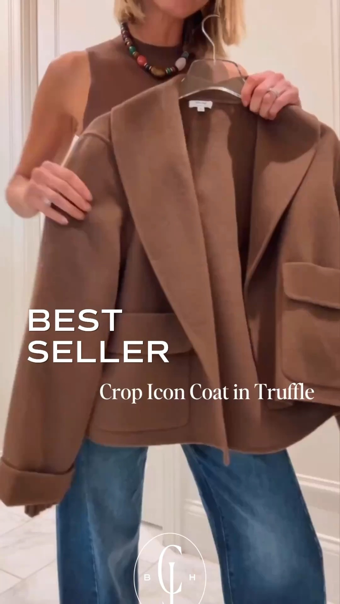 Styling fall looks featuring this weeks BEST SELLER: the Crop Icon Coat in truffle.

#LTKfall #LTKstyletip