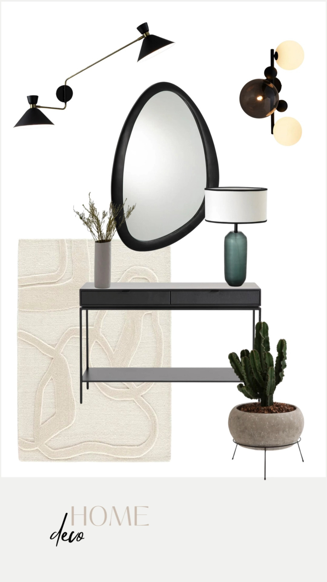 Idea de hall de entrada en negro 

#LTKeurope #LTKhome