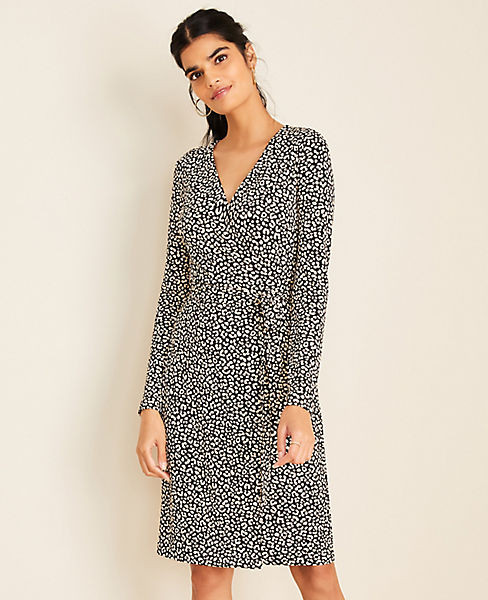 Cheetah Print Wrap Dress | Ann Taylor | Ann Taylor (US)