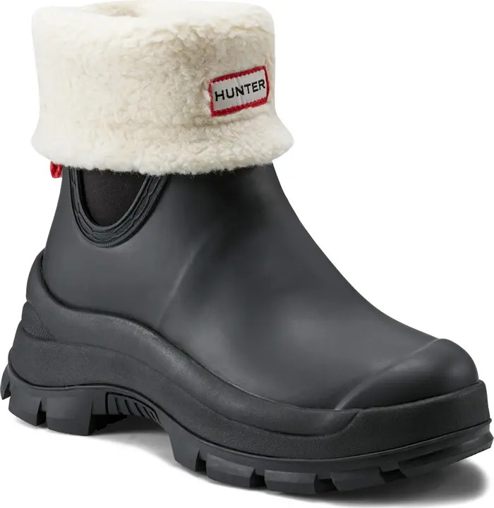 Hunter Esme Lug Sole Waterproof Snow Bootie (Women) | Nordstrom | Nordstrom