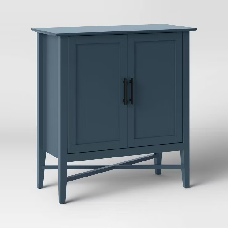 Elloree Storage Cabinet Navy - Threshold™ | Target