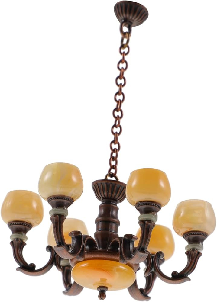 Toyvian Dollhouse Lights Miniature Light Model Toy Mini Ceiling Lamp Dollhouse Pendant Light Doll... | Amazon (US)