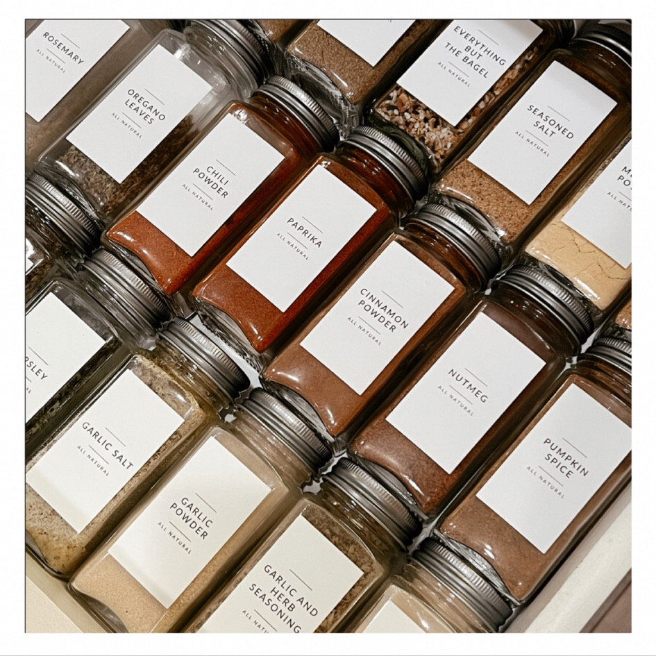 $8 Minimalist Spice Jar Labels to make your kitchen look totally put together 🤍

#LTKFindsUnder50 #LTKStyleTip #LTKHome