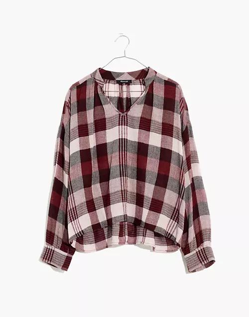 Highroad Popover Shirt in Schorr Plaid | Madewell