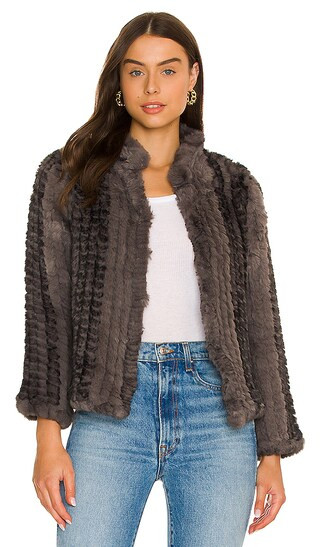 Aria Jacket in Smoke | Revolve Clothing (Global)