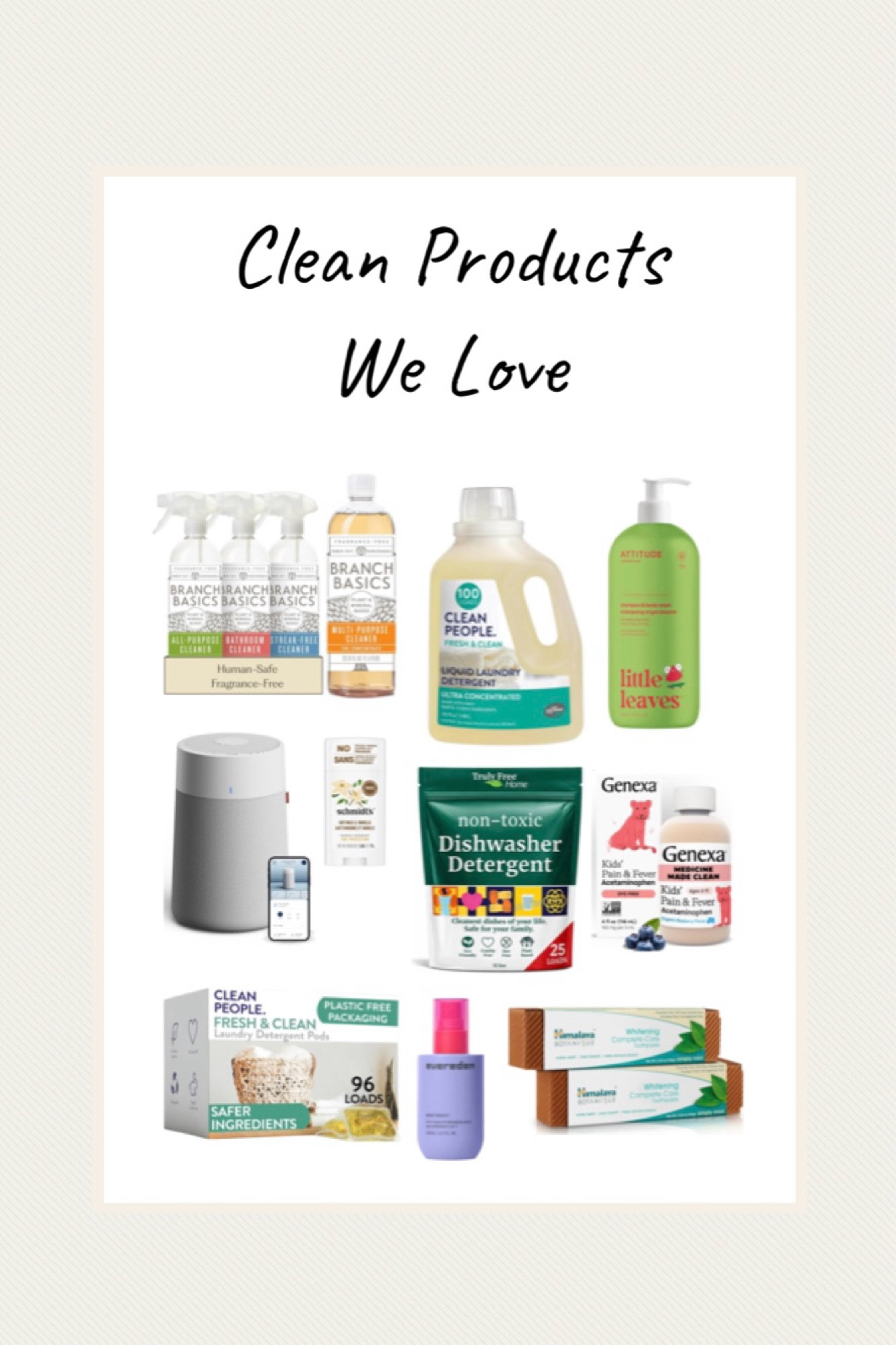 Clean products we use and love 💛

#amazon #nontoxic 

