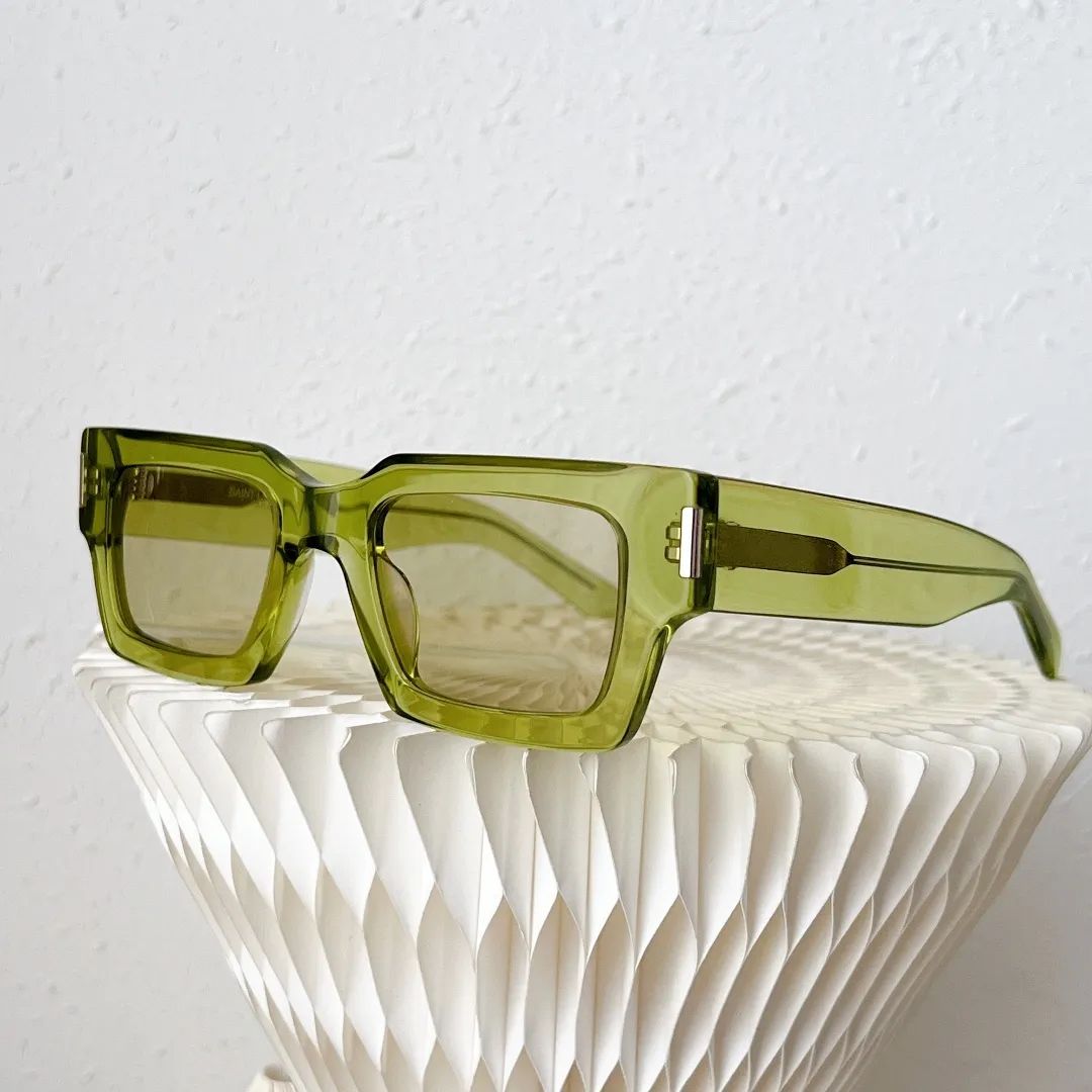 YSL 572 Square Rectangle Sunglasses Womens   Designer Fashion With Gift Box   1:1 Original Qualit... | DHGate