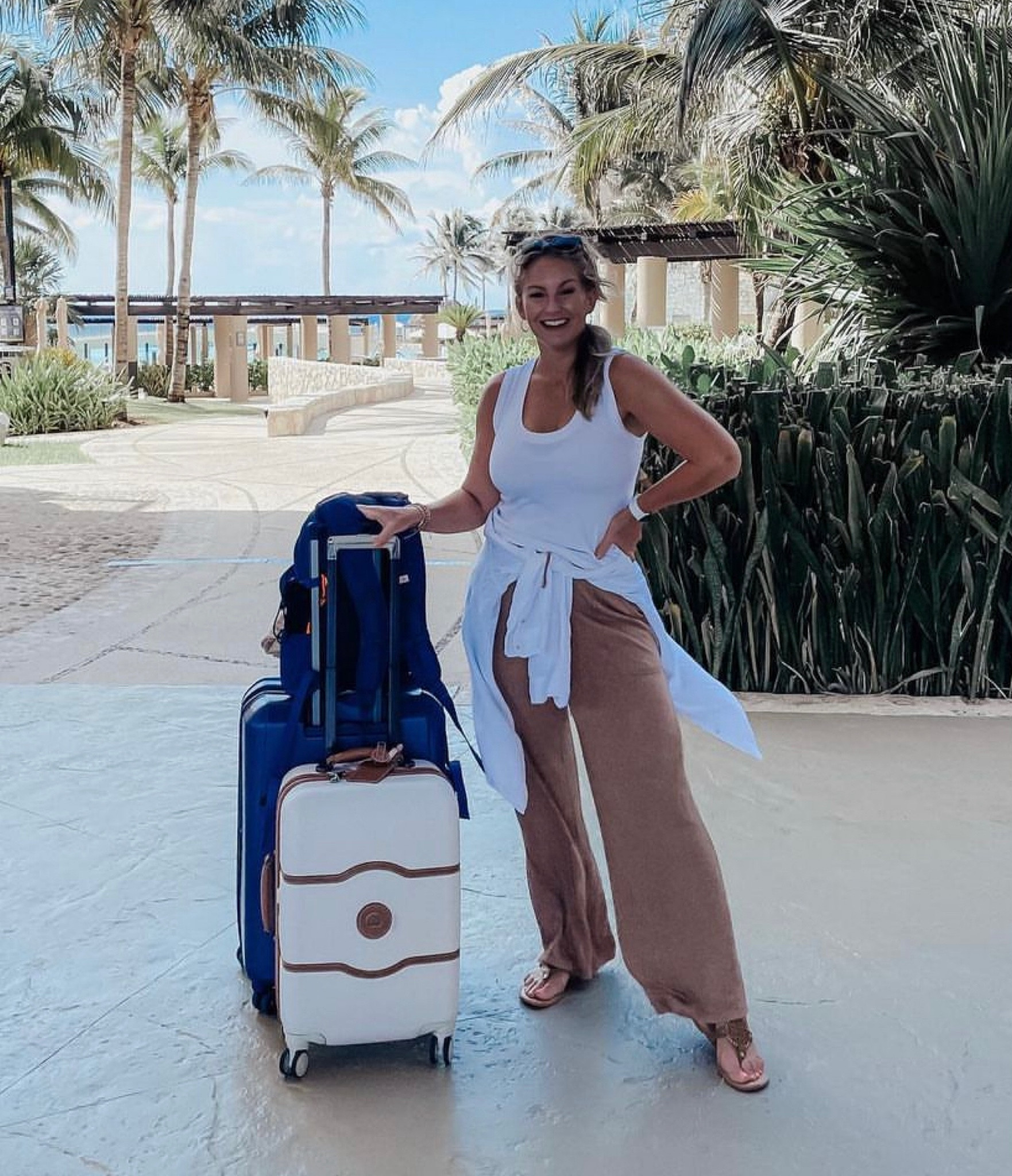 My favorite luggage! Carry-on luggage. Travel. Travel gear. Suitcase  

The wheels glide smoothly. Inside has zipper closures to protect clothing from falling out  

#LTKhome #LTKGiftGuide #LTKsalealert