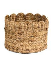 Round Basket With Scallop Top | TJ Maxx