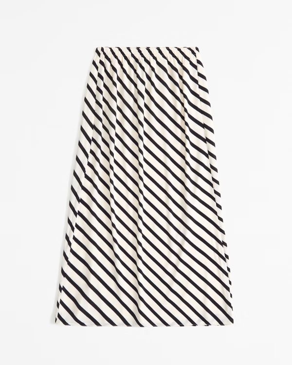 Women's Faux Silk Maxi Skirt | Women's New Arrivals | Abercrombie.com | Abercrombie & Fitch (US)