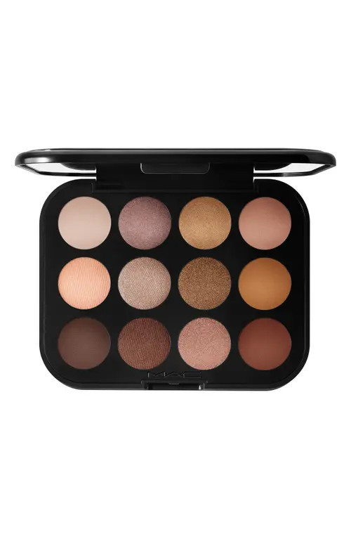 MAC Cosmetics Connect in Color 12-Pan Eyeshadow Palette in Unfiltered Nudes at Nordstrom | Nordstrom