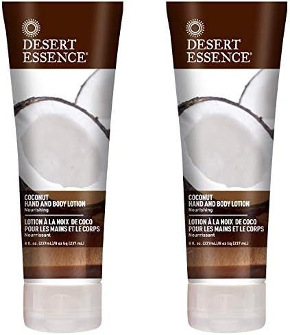 Desert Essence Coconut Hand & Body Lotion Nourishing Organic Coconut Oil, Hibiscus Flower Extract... | Amazon (US)
