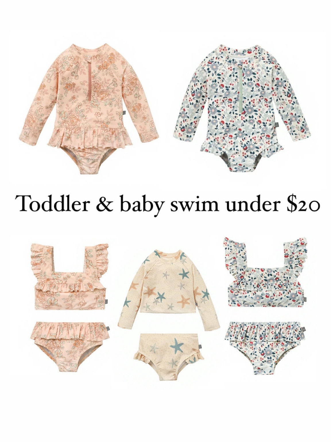 Toddler and baby swimsuits for under $20 #summerfinds #walmartkids #swimsuits #kidsfashion

#LTKFindsUnder50 #LTKKids