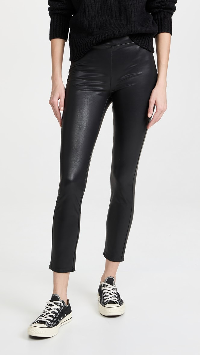 Korey Faux Leather Pull On Leggings | Shopbop