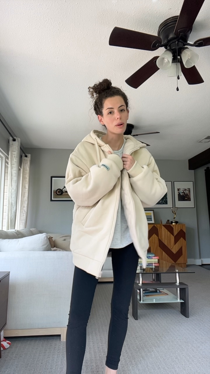 I got the Comfrt Weighted Hoodie to help cope with anxiety, and after an afternoon in it, I can say that it’s great for the job. It’s big, but heavy and cozy. 

#LTKselfcare #LTKootd