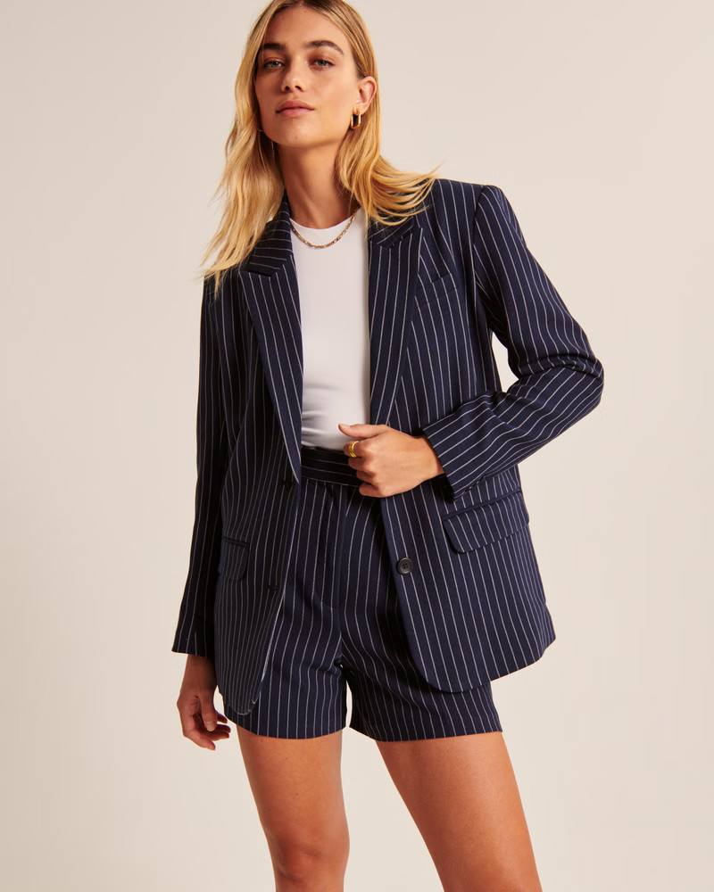 Boyfriend Suiting Blazer | Abercrombie & Fitch (US)