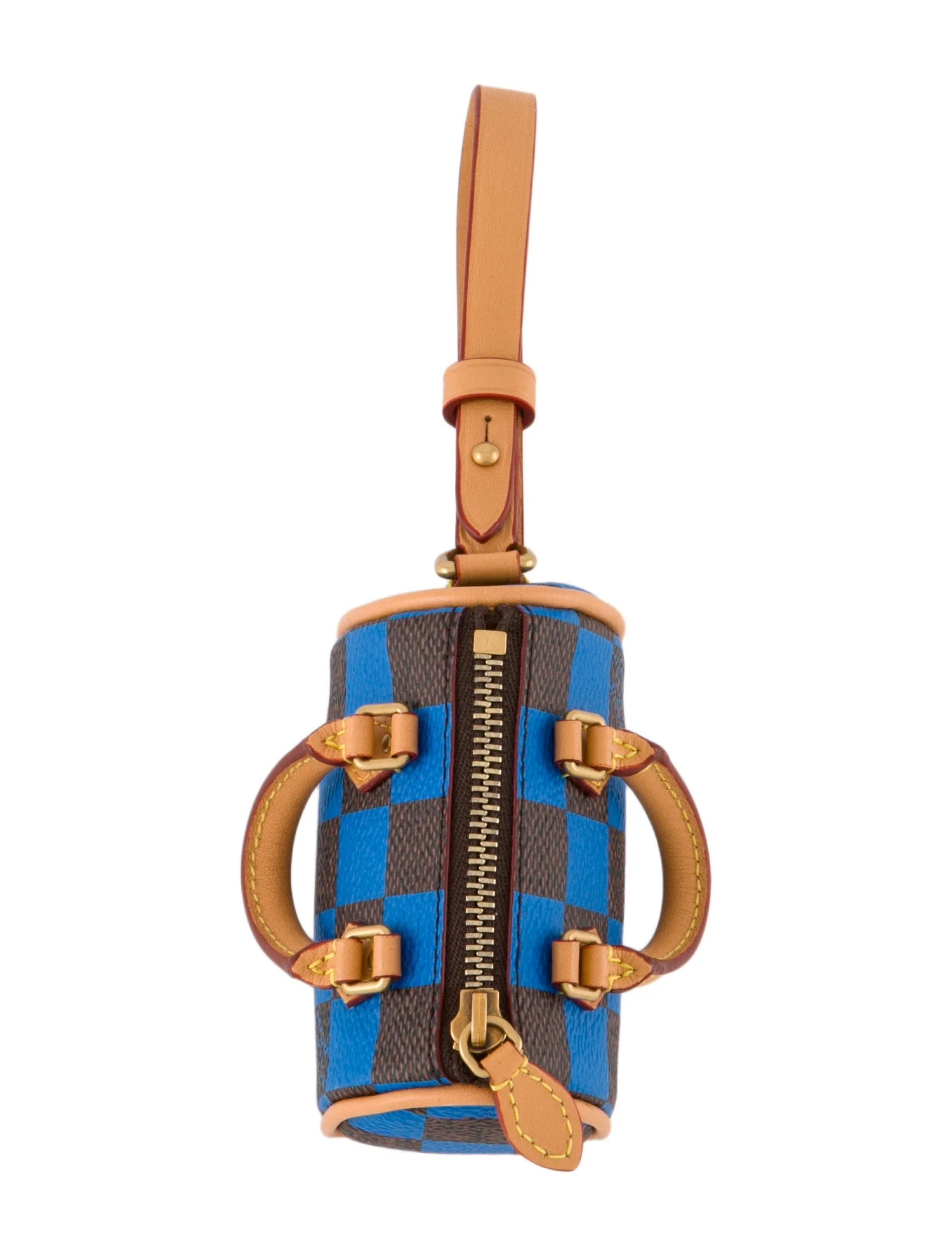 Damier Pop Micro Speedy Bag Charm | The RealReal