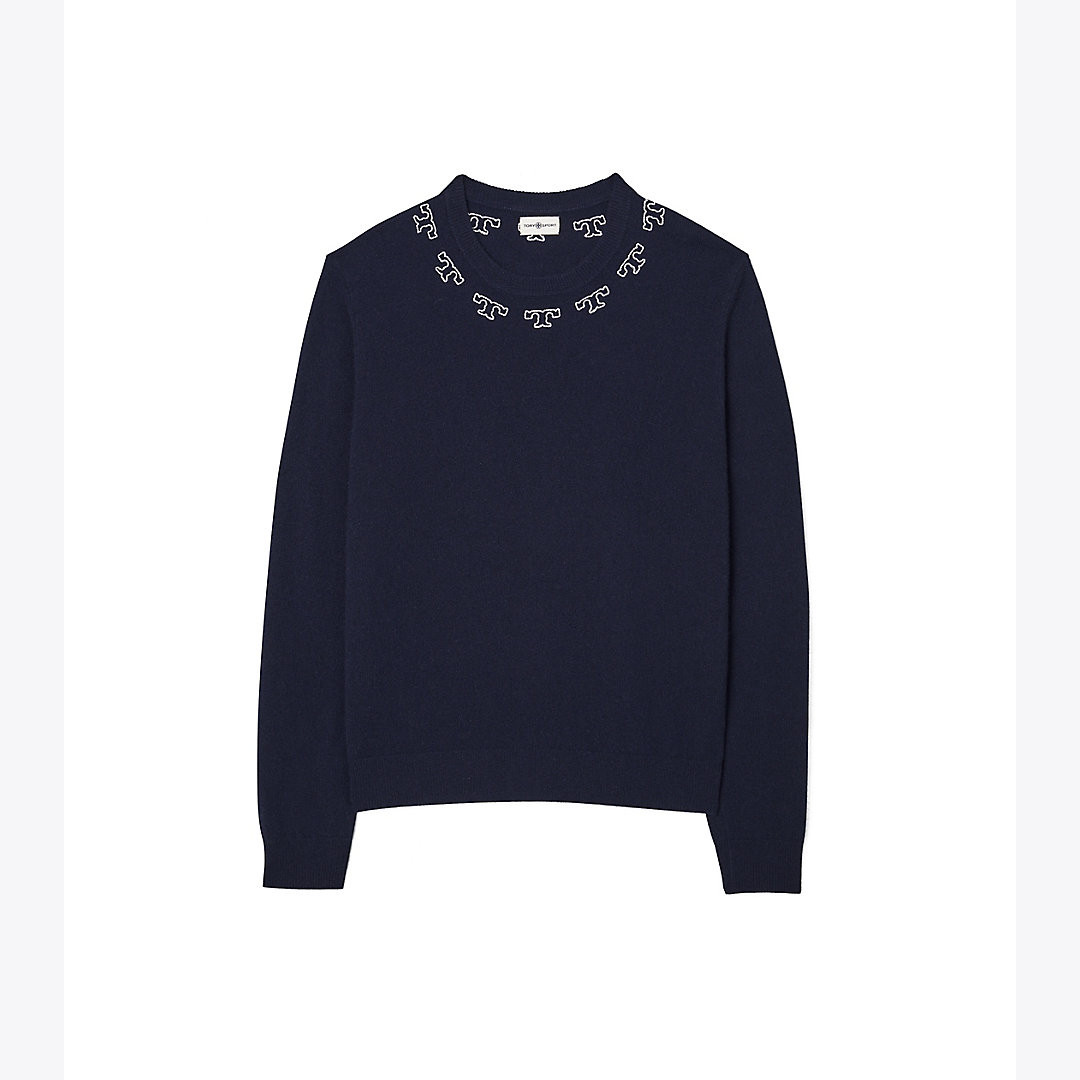 Tory Sport Luxe Cashmere T Sweater | Tory Burch (US)