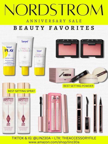Nordstrom Anniversary Sale Beauty Picks

Nordstrom sale, NAS, supergoop sunscreen, Nars orgasm blush, Laura mercier setting powder, Charlotte tilbury setting spray, too faced better than sex mascara, lancome idole mascara, fall looks, fall makeup,  #blushpink #winterlooks #winteroutfits 
 #winterfashion #wintertrends #shacket #jacket #sale #under50 #under100 #under40 #workwear #ootd #bohochic #bohodecor #bohofashion #bohemian #contemporarystyle #modern #bohohome #modernhome #homedecor #amazonfinds #nordstrom #bestofbeauty #beautymusthaves #beautyfavorites #goldjewelry #stackingrings #toryburch #comfystyle #easyfashion #vacationstyle #goldrings #goldnecklaces #fallinspo #lipliner #lipplumper #lipstick #lipgloss #makeup #blazers #primeday #StyleYouCanTrust #giftguide #LTKRefresh #LTKSale #springoutfits #fallfavorites #LTKbacktoschool #fallfashion #vacationdresses #resortfashion #summerfashion #summerstyle #rustichomedecor #liketkit #highheels #Itkhome #Itkgifts #Itkgiftguides #springtops #summertops #Itksalealert #LTKRefresh #fedorahats #bodycondresses #sweaterdresses #bodysuits #miniskirts #midiskirts #longskirts #minidresses #mididresses #shortskirts #shortdresses #maxiskirts #maxidresses #watches #backpacks #camis #croppedcamis #croppedtops #highwaistedshorts #goldjewelry #stackingrings #toryburch #comfystyle #easyfashion #vacationstyle #goldrings #goldnecklaces #fallinspo #lipliner #lipplumper #lipstick #lipgloss #makeup #blazers #highwaistedskirts #momjeans #momshorts #capris #overalls #overallshorts #distressedshorts #distressedjeans #newyearseveoutfits #whiteshorts #contemporary #leggings #blackleggings #bralettes #lacebralettes #clutches #crossbodybags #competition #beachbag #halloweendecor #totebag #luggage #carryon #blazers #airpodcase #iphonecase #hairaccessories #fragrance #candles #perfume #jewelry #earrings #studearrings #hoopearrings #simplestyle #aestheticstyle #designerdupes #luxurystyle #bohofall #strawbags #strawhats #kitchenfinds #amazonfavorites #bohodecor #aesthetics 

#LTKsalealert #LTKbeauty #LTKxNSale