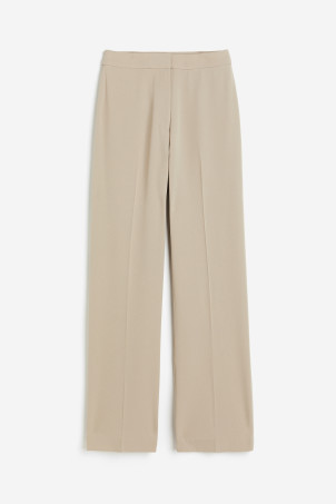 Wide trousers - Black - Ladies | H&M GB | H&M (UK, MY, IN, SG, PH, TW, HK)