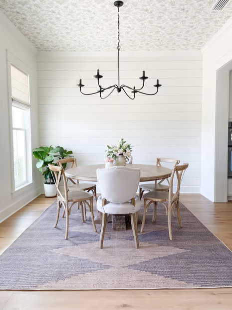 Natural Reema Easy-Jute Washable Pyramids  Area Rug | Rugs USA