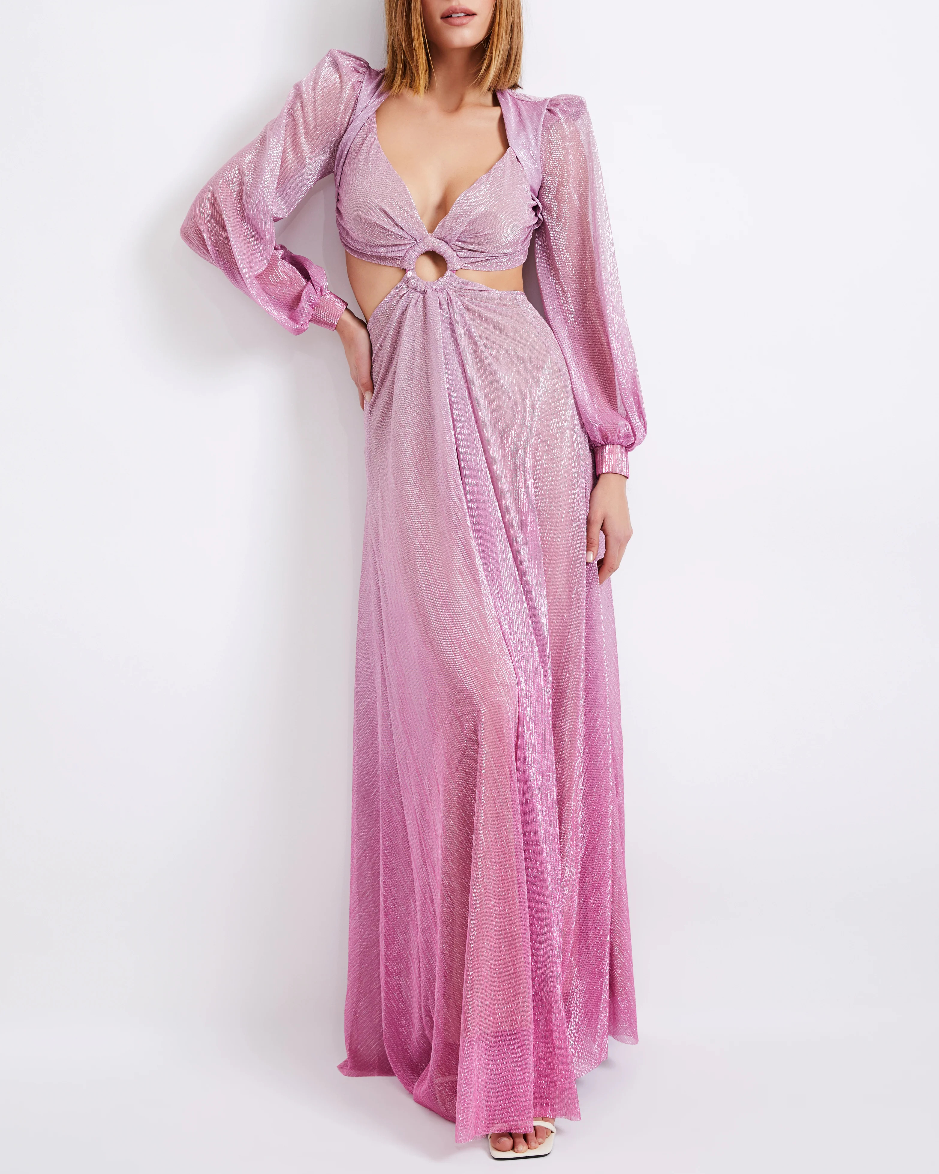 Ombre Lurex Cut-Out Gown (ONLINE EXCLUSIVE/FINAL SALE) | PatBO