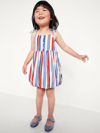 Printed Sleeveless Bubble Dress for Toddler Girls | Old Navy (US)
