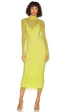 AFRM Shailene Dress in Sunny Lime from Revolve.com | Revolve Clothing (Global)