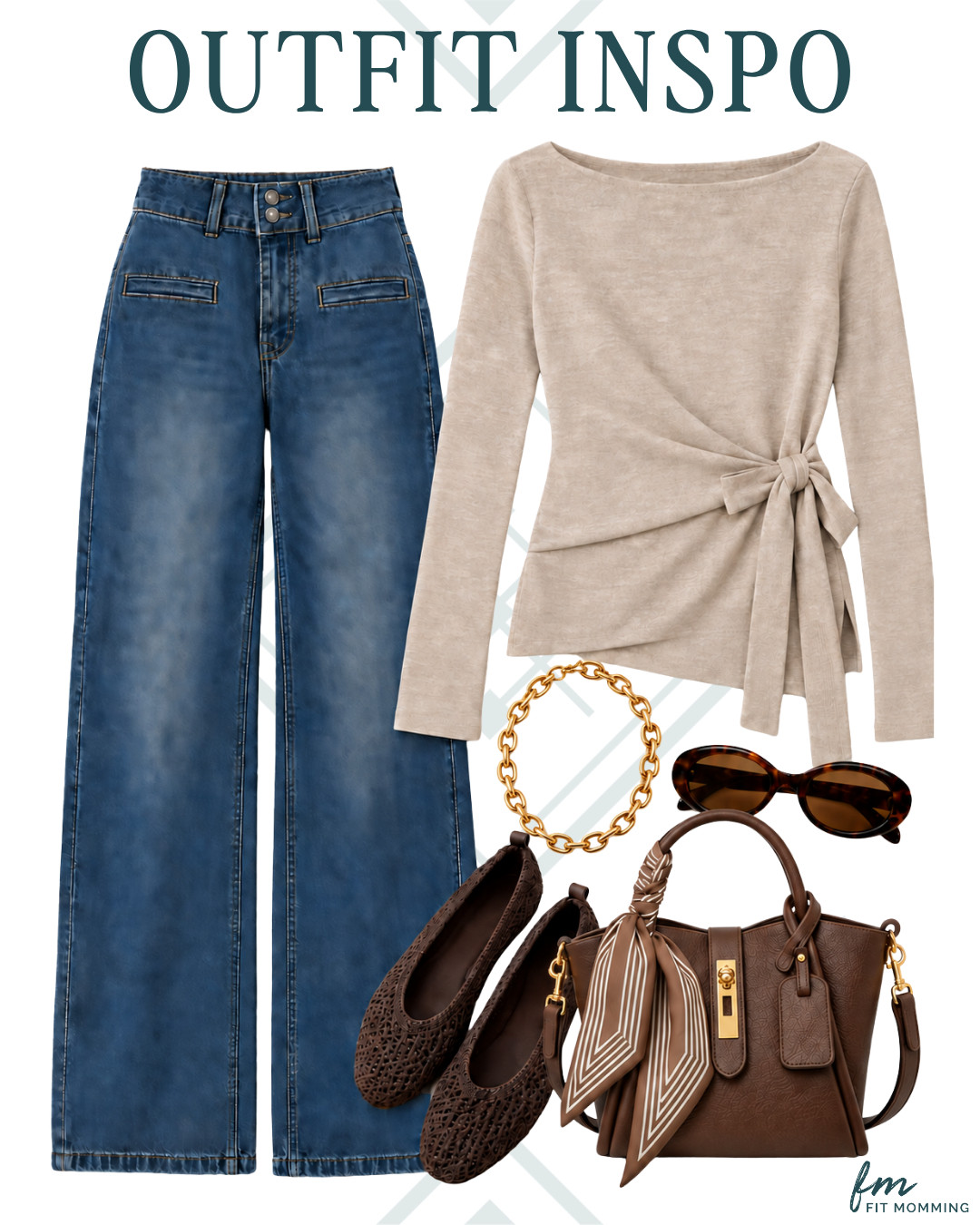 Cute fall fit!  

 