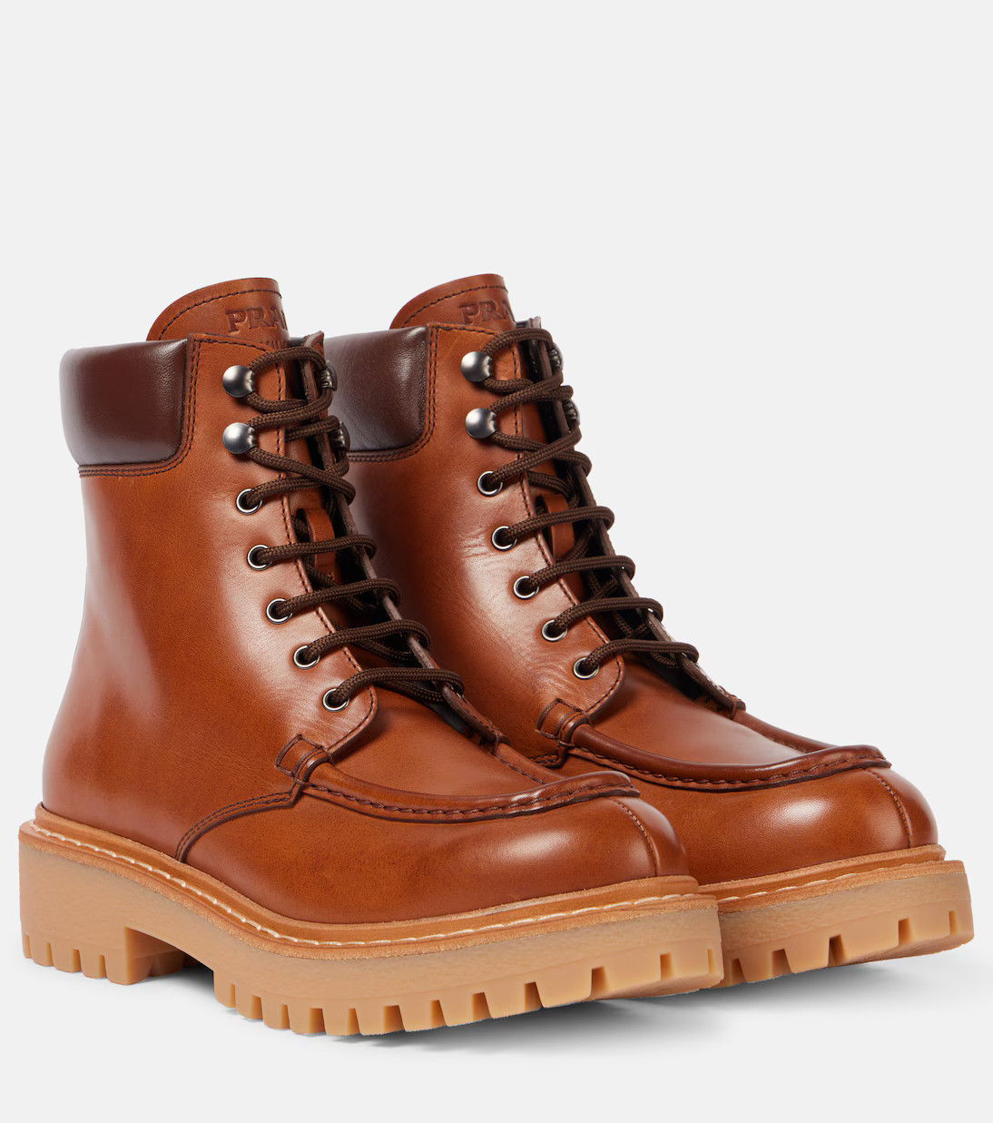 Leather combat boots | Mytheresa (US/CA)