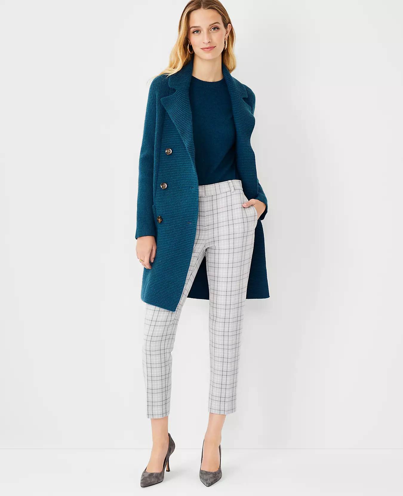 Petite Double Breasted Coatigan | Ann Taylor (US)