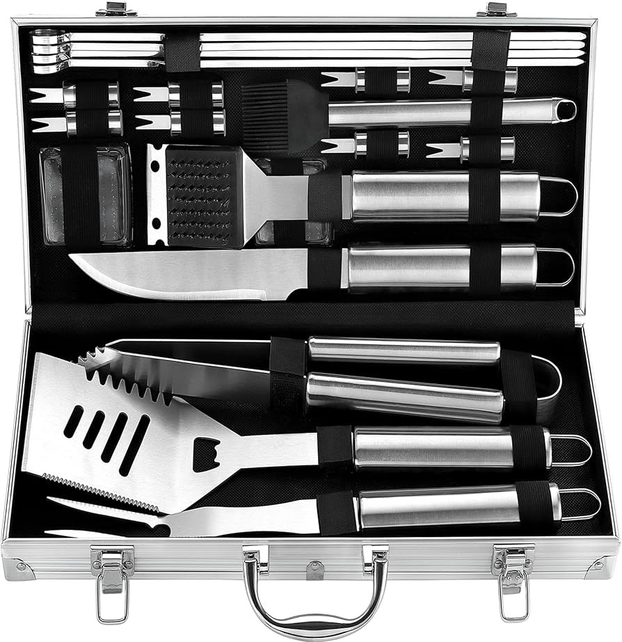 ROMANTICIST Complete Grill Accessories Kit - The Very Best Grill Gift on Birthday Wedding - Profe... | Amazon (US)