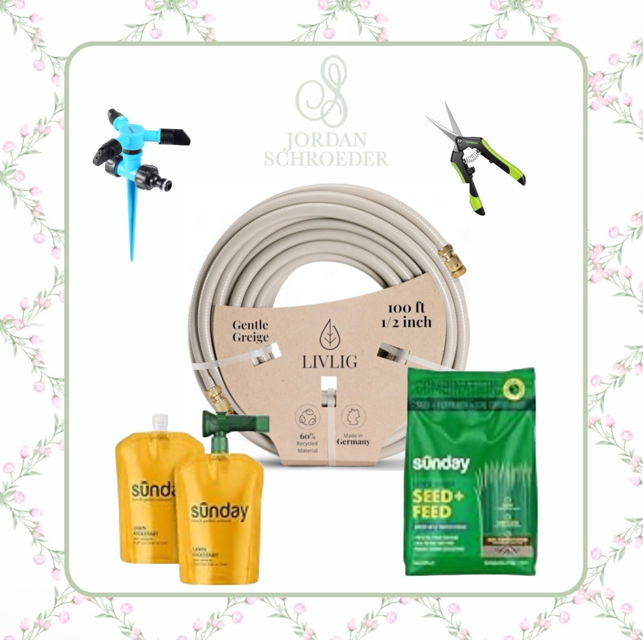 Spring gardening 🧑‍🌾 #flowers #sprinkler #Plants 

#LTKSeasonal #LTKHome #LTKFamily