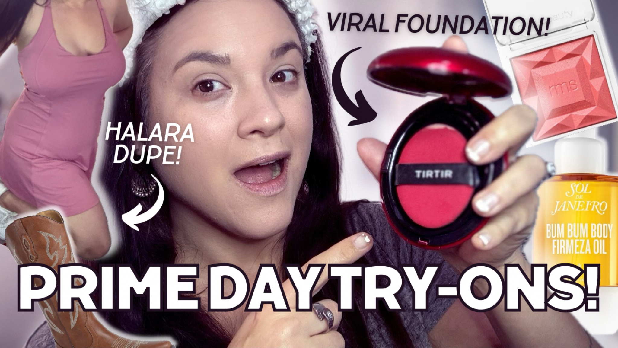 My Amazon Prime Day Haul: Tir Tir Foundation, Halara Dress Dupe, SOL de Janeiro, RMS beauty blush, cowgirl boots, bombshell perfume and more! 🤗 

#LTKbeauty #LTKstyletip #LTKActive