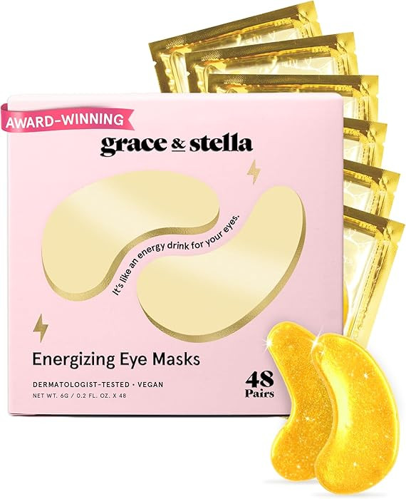grace & stella Award Winning Under Eye Mask - Travel Essentials - Birthday Gifts for Women - Gel ... | Amazon (US)