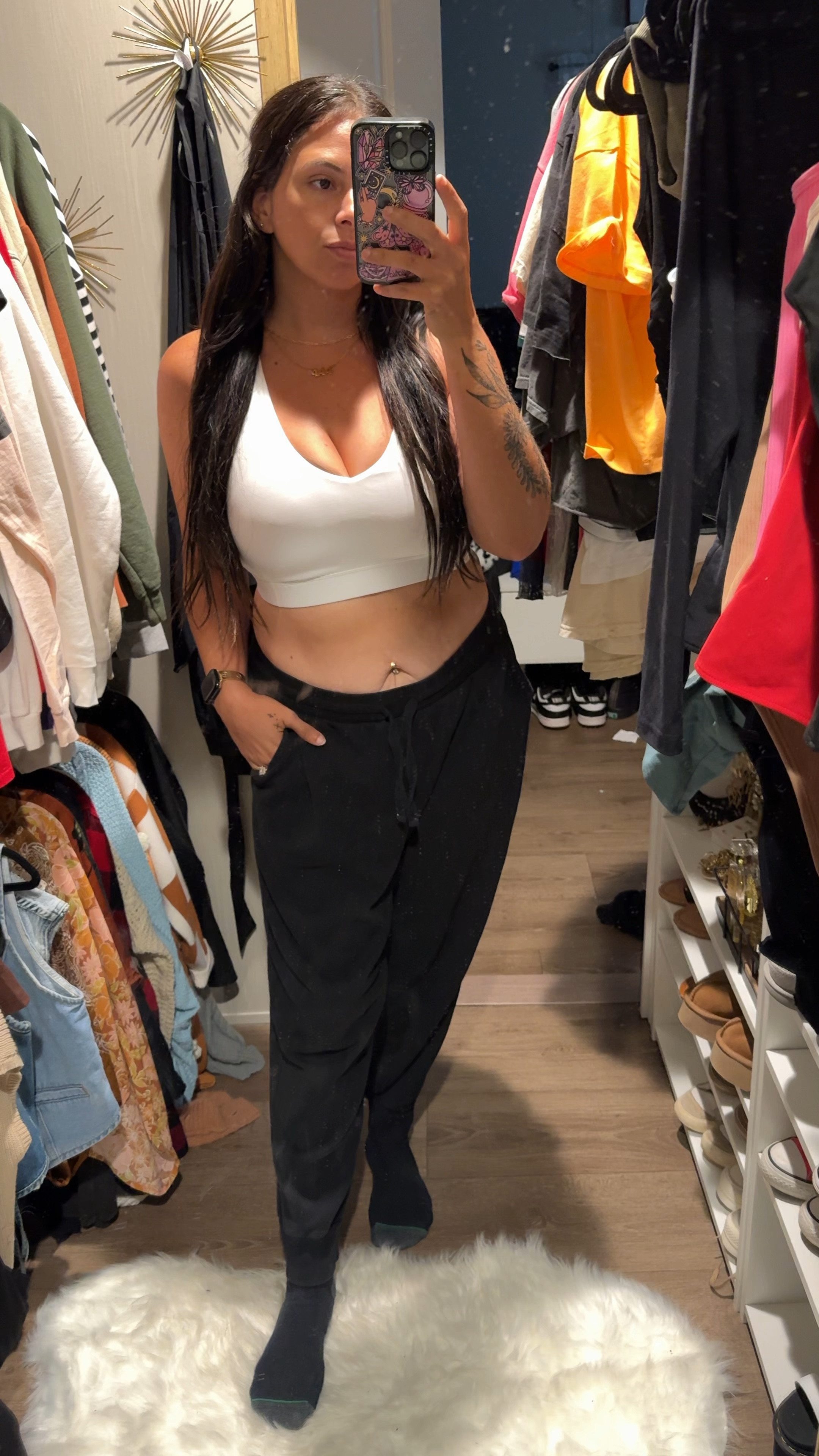 Just a little comfy outfit of the day because working from home means I can wear sweats all day every day and it’s acceptable! This sports bra is also super comfy! 

Sizing details:
•wearing a size M in the bra
•wearing size L in the joggers 

#LTKMidsize #LTKVideo #LTKStyleTip