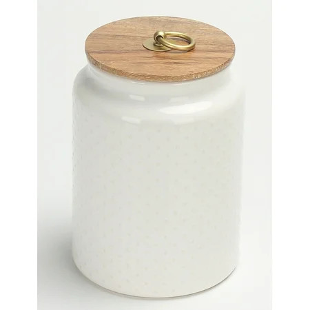 Better Homes & Gardens Ceramic Large Dot Hobnail Canister | Walmart (US)