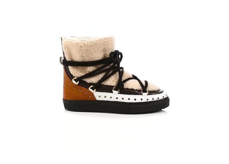 Inuikii Curly Rock Shearling Sneaker Boots | Saks Fifth Avenue