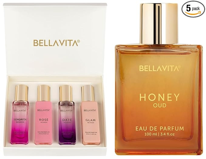Bella Vita Luxury Gift Set Combo For Women's - Honey Oud & Women's Gift Set | Vannila, Floral, Be... | Amazon (US)