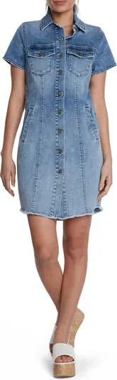 Fray Hem Denim Dress | Nordstrom