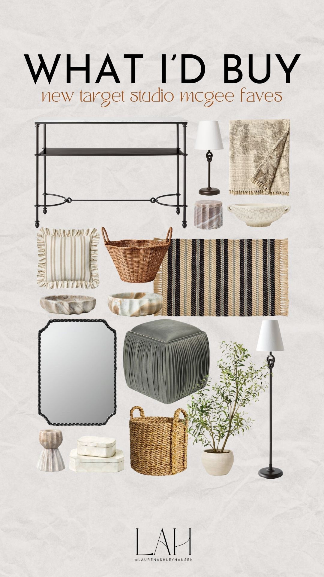 Studio McGee x Target Threshold just released a gorgeous new collection filled with texture, dimension, affordable price points and designer inspired favorites! A beautiful way to refresh your home for the transitional months. 

#LTKHome