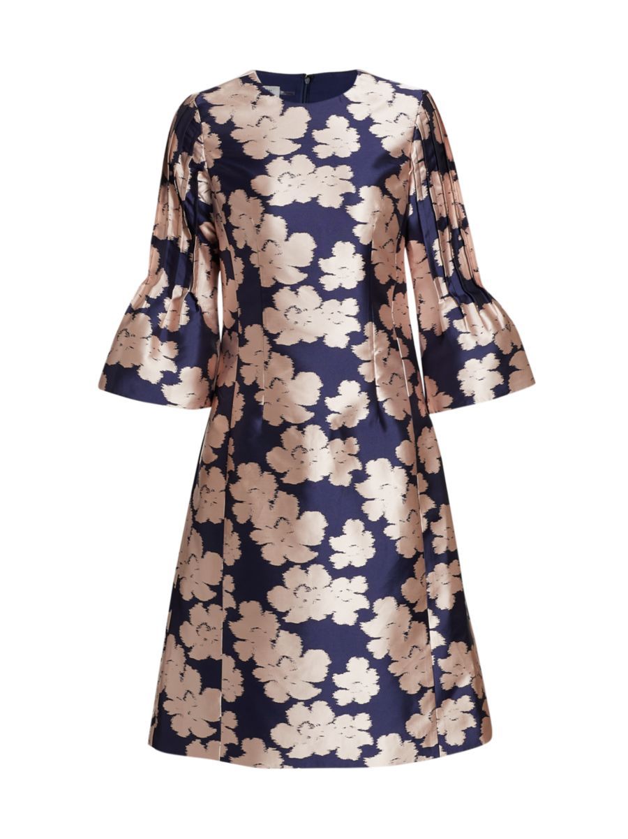 Satin Bell-Sleeve Dress | Saks Fifth Avenue