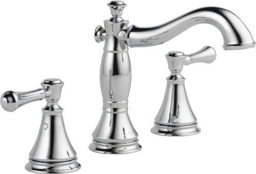 Delta Faucet Cassidy Widespread Bathroom Faucet Chrome, Bathroom Faucet 3 Hole, Bathroom Sink Faucet | Amazon (US)