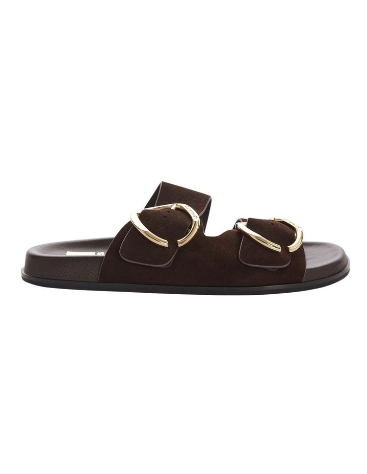 Tone Sandals in Chocolate Suede | Myer