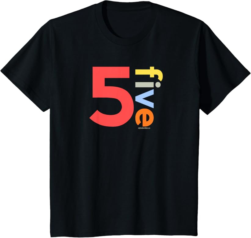 5th Birthday Shirt Boy 5 | Age 5 Five Year Old Party Ideas T-Shirt | Amazon (US)